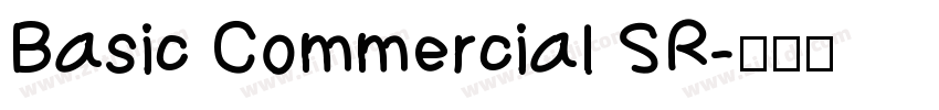 Basic Commercial SR字体转换